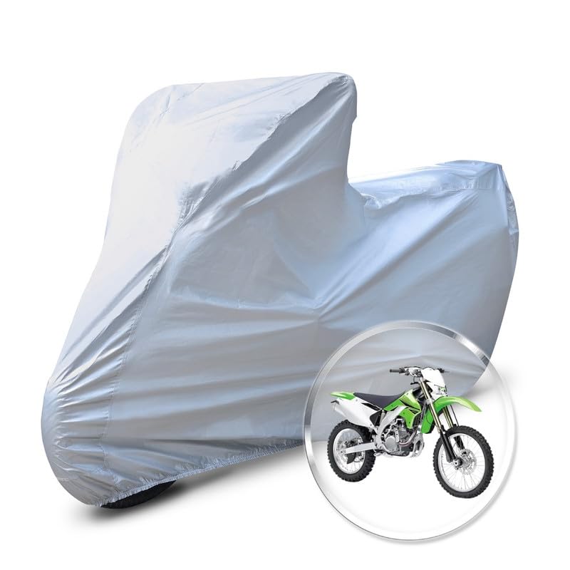 Image of Neodrift 'CrystalMax' Bike Cover for Kawasaki KLX 450 (All-Weather Motorcycle Protection, Water & UV Resistant, Dustproof, Windproof).