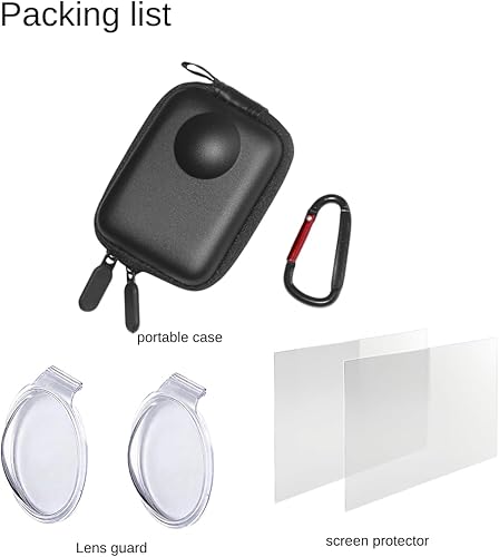 Miniatura 9 de Fotoleey Kit de protección compatible con la cámara DJI Osmo 360 funda rígida de poliuretano + protector de lente + protector de pantalla - Juego de