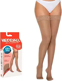 Meia 7/8 Media Compressão com Silicone 1612 Mel Kendall Médio