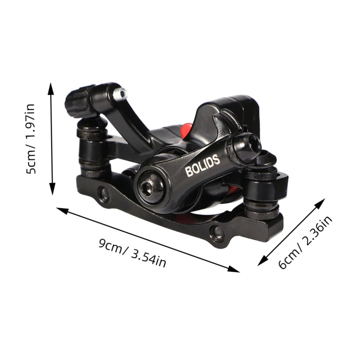 GANAZONO 2pcs Brake Disc Brake Aluminum Alloy Black