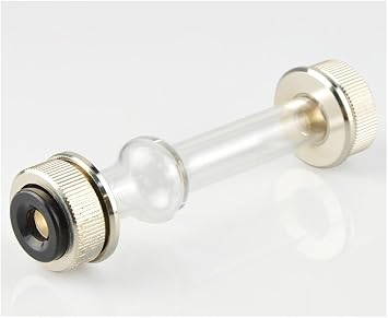 High Borosilicate Glass 5cm 10cm 20cm Polariator Polarimeter Test Tube Bubble Type10CM