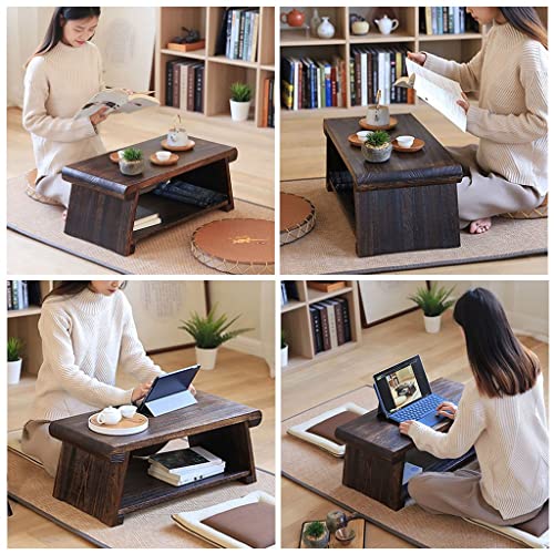Table de salon pliante gain de place pour manger au sol et ranger sans encombrer - 3