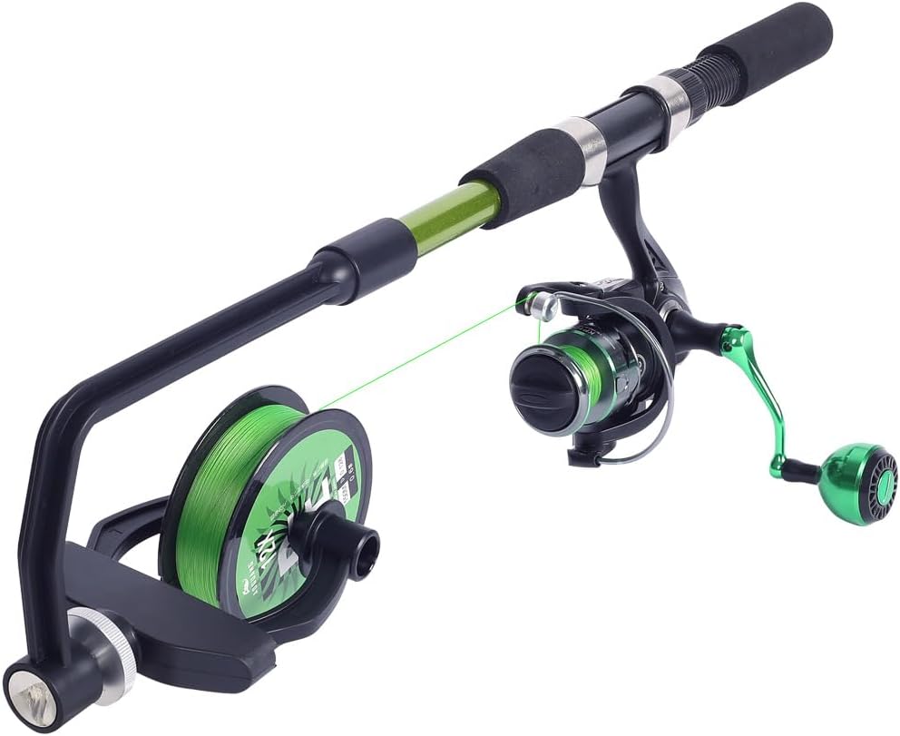 Fishing Line Spooler, No Line Twist, Adjustable line Winder, Portable for Spinning & Casting and Trolling Reel