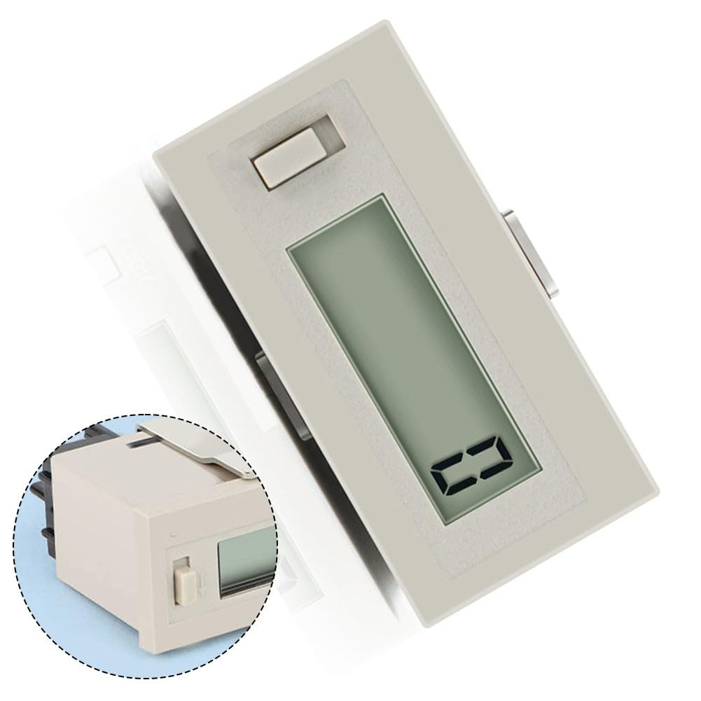 H7EC - Contatore elettrico digitale con display a 6 cifre, velocità di conteggio 10 volte/secondi, per applicazioni industriali