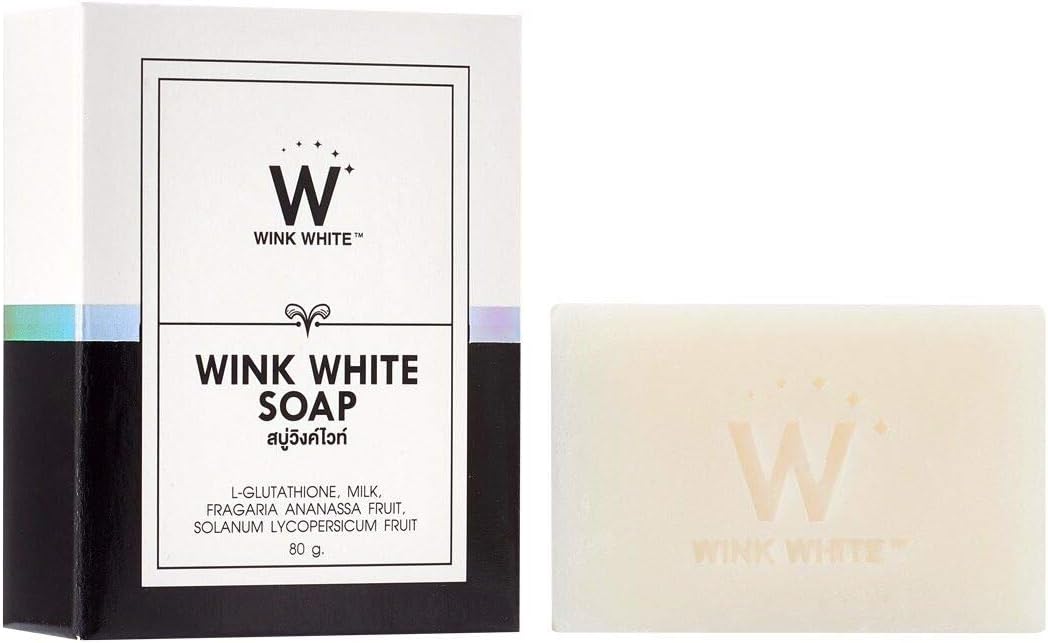 X3 Boxes Wink White Soap 80g White Strawberry