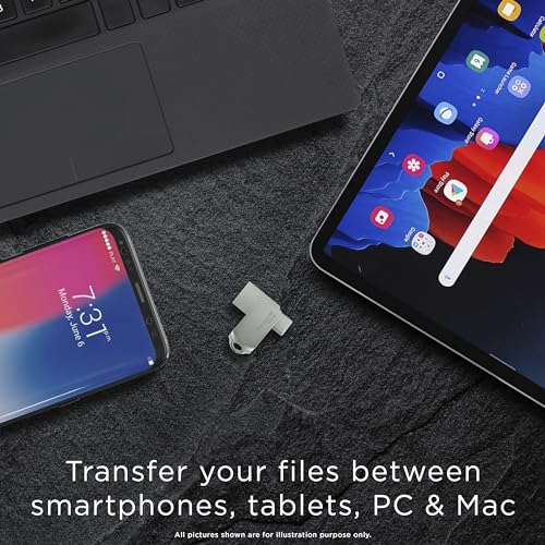 Image of Integral 256GB 360-Dual USB 3.2 Gen 1 Type C & Type A Flash Drive with Solid Metal Casing, Fast Transfer Speeds and Simply Plug & Play