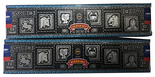 Satya Nag Champa - Super Hit Incense Sticks - Pack of 2 (15 Gram Each)