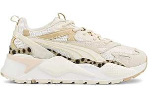Puma RS-X Efekt Animalia Leopard Lace-Up Casual Sneakers for Women in Beige