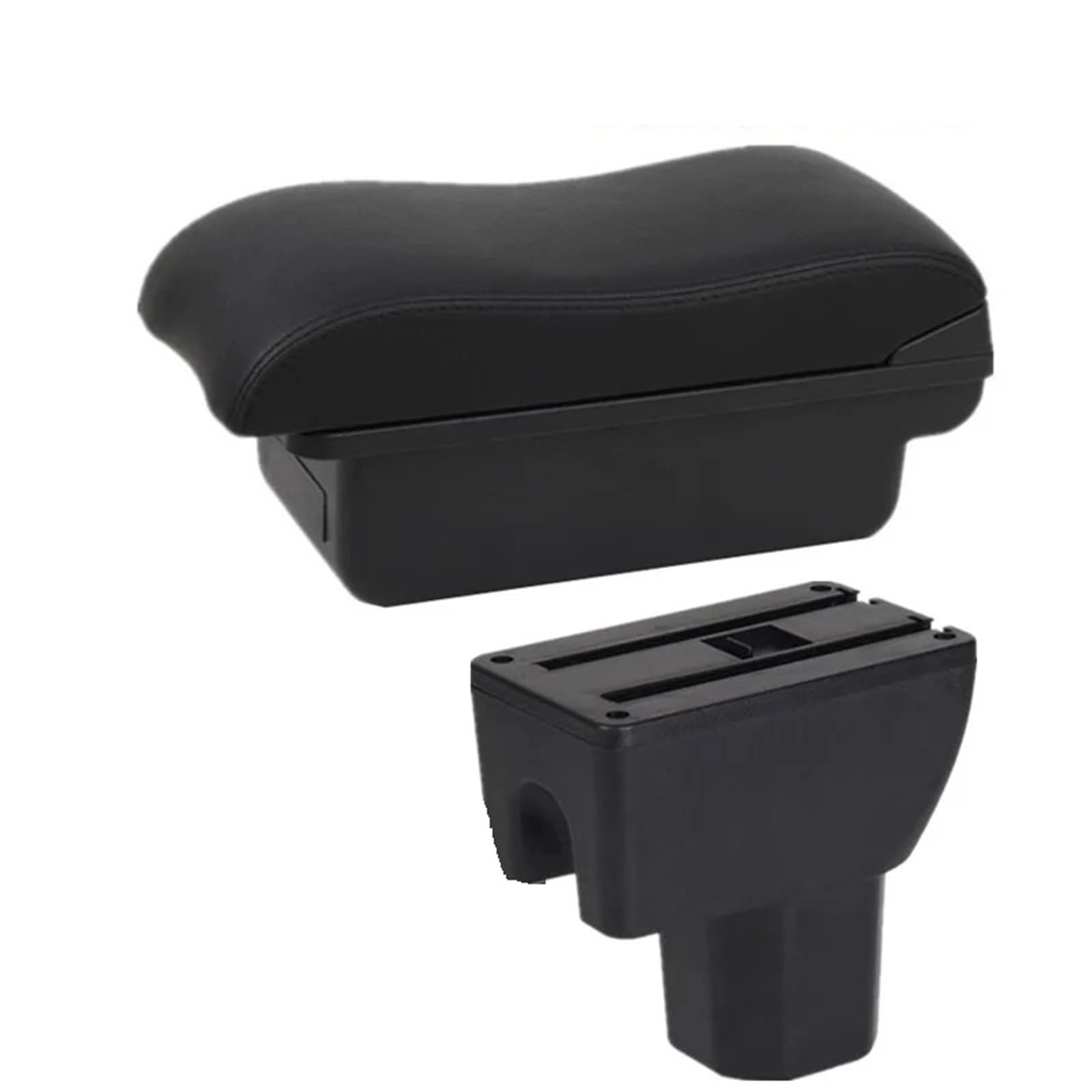 Hguvsjd Armrest Box For Suzuki For Splash Armrest Storage Box Dedicated Retrofit Parts Accessories Car Armrests(A Black line NO USB)