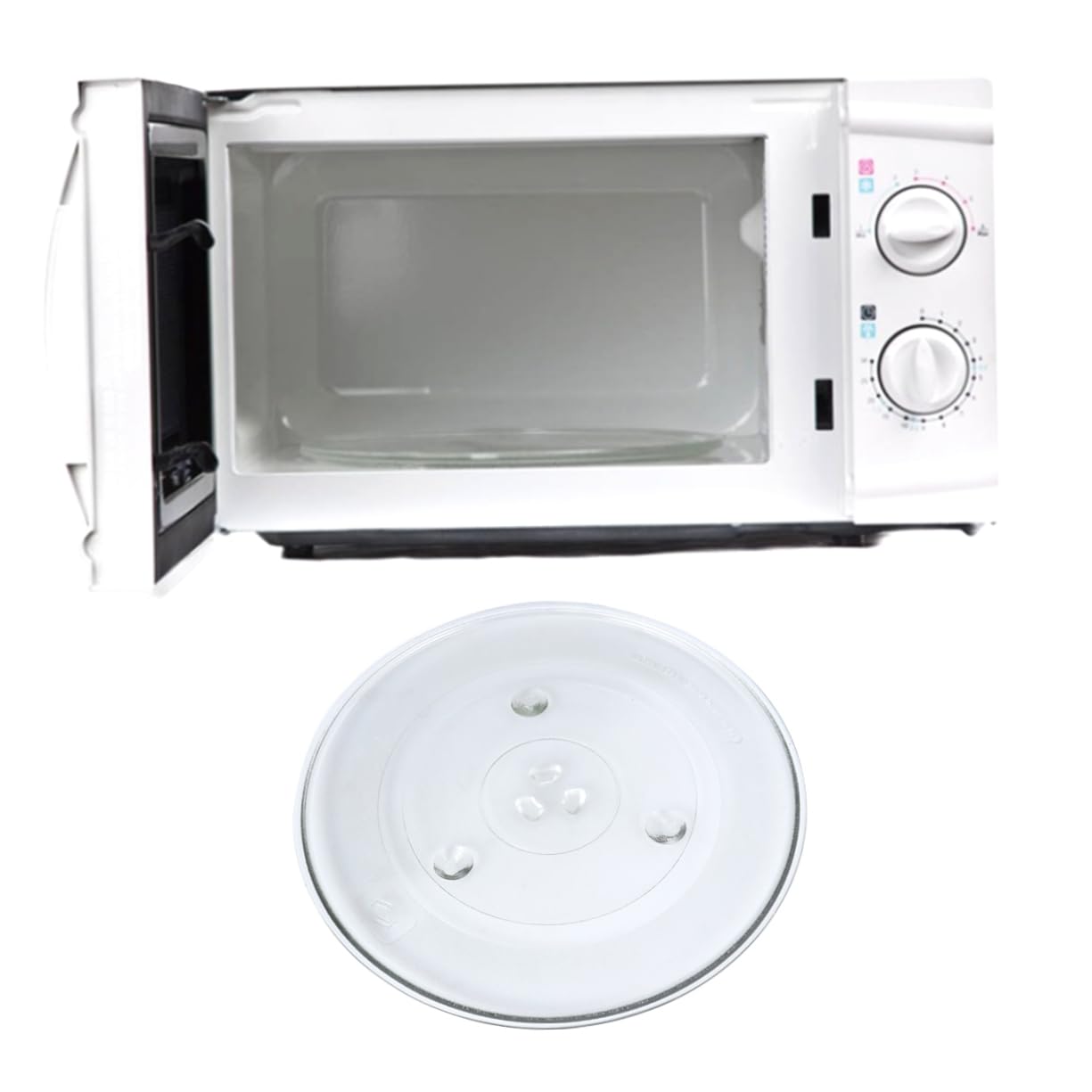 Plateau tournant verre micro-ondes Ciieeo facile à nettoyer pour la cuisine au quotidien