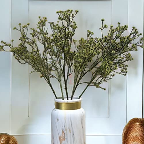 Image of Art Street Babys Breath Green Flowers |Artificial Gypsophila Bouquets Flowers| Faux Flowers for Vases Decoration, Items for Living Room (Set of 6)