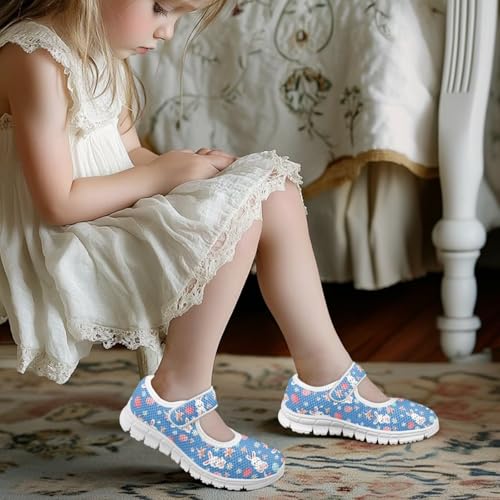 Coloranimal Mary Jane Shoes for Girls Princess Shoes Casual Dance Shoes School Uniform Shoes Easter Theme Mary Jane Flats4