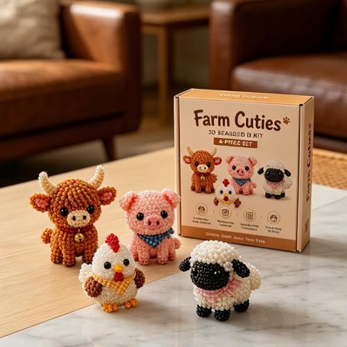 Abalorios artesanales y kit DIY animales 3D para principiantes 3