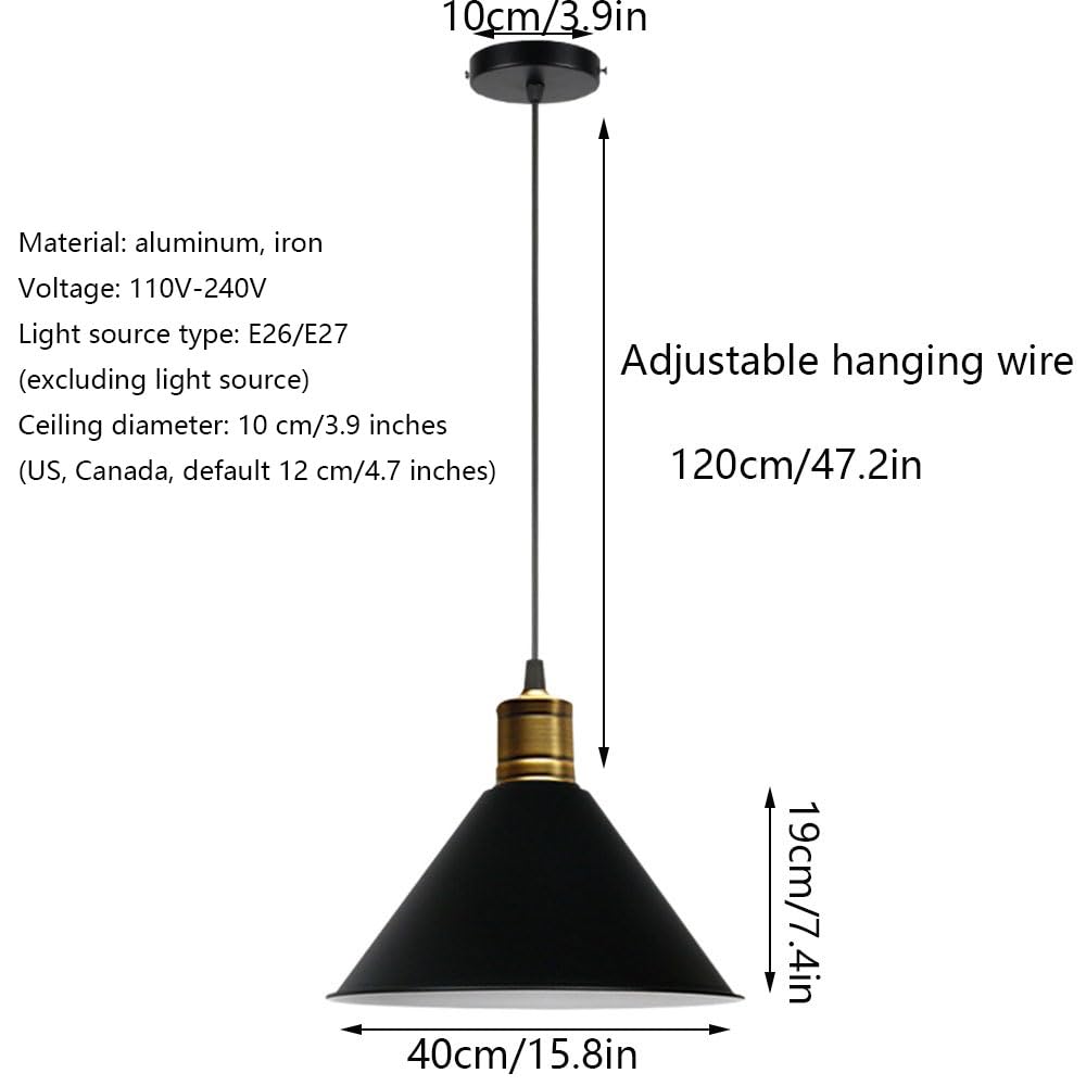 DADYA Kronleuchter für den Innenbereich, einfache und elegante Hängebeleuchtung, minimalistisch, Vintage, Deckenleuchte, personalisierbar, Hängeleuchte, modisches Design, für Restaurants