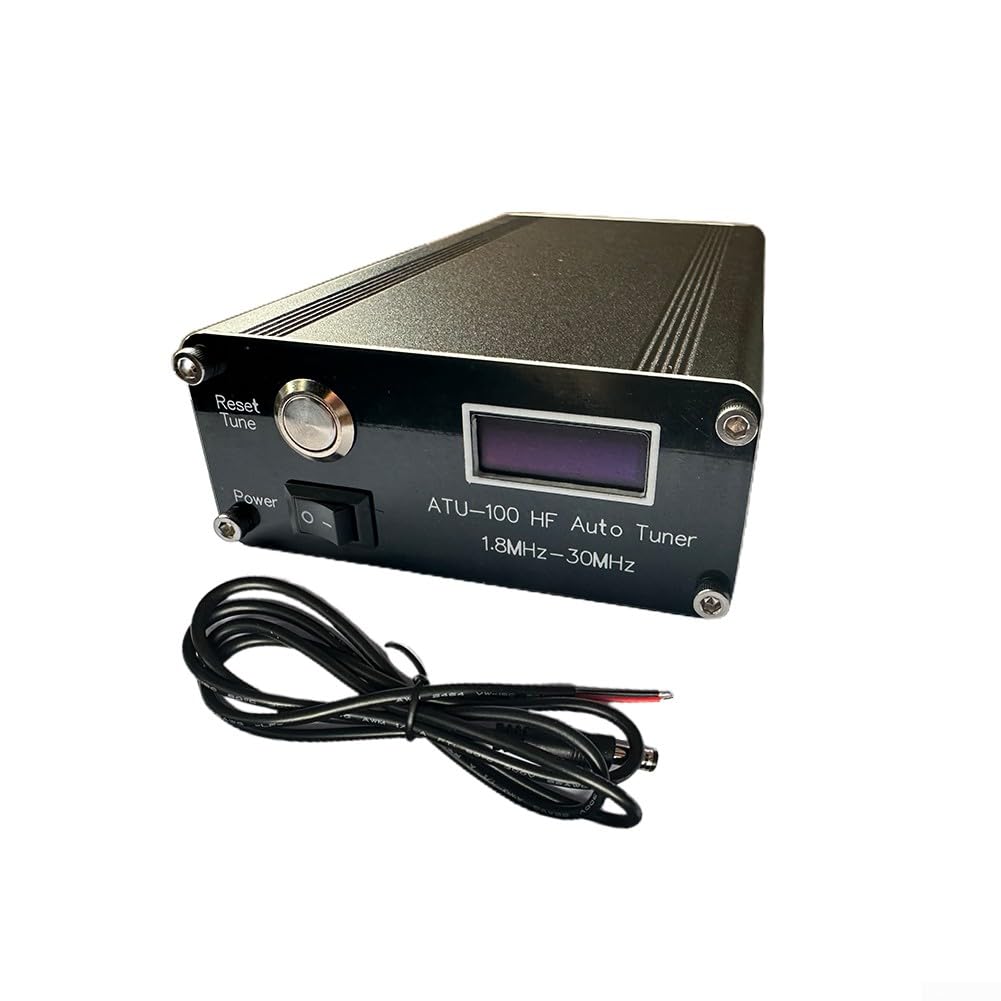Tuner automatique d'antenne, ATU-100 HF Antenne Automatique Tuner 1.8MHz-50MHz Communication Radio Amateur