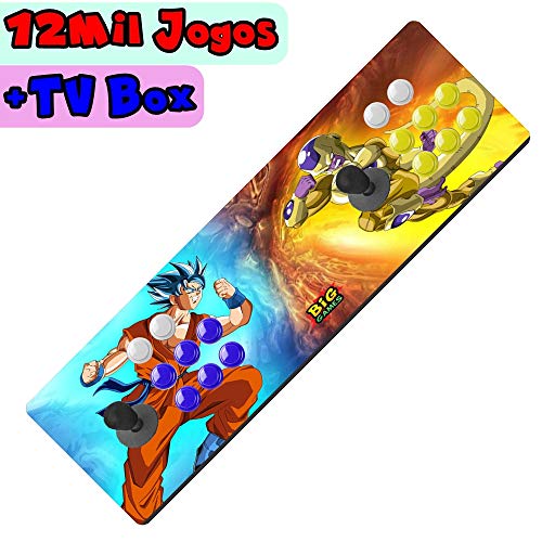 Fliperama Arcade Duplo Portátil Ventura Games - Ryu c/ 7.200 Jogos