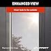 Lippert Components 806621 Thin Shade Complete Window Kit for RV Entry Doors, Black