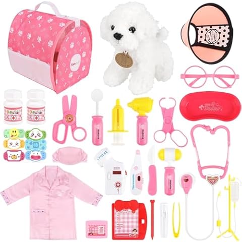 Sanlebi Kids Doctor Playset with Accessories Cover