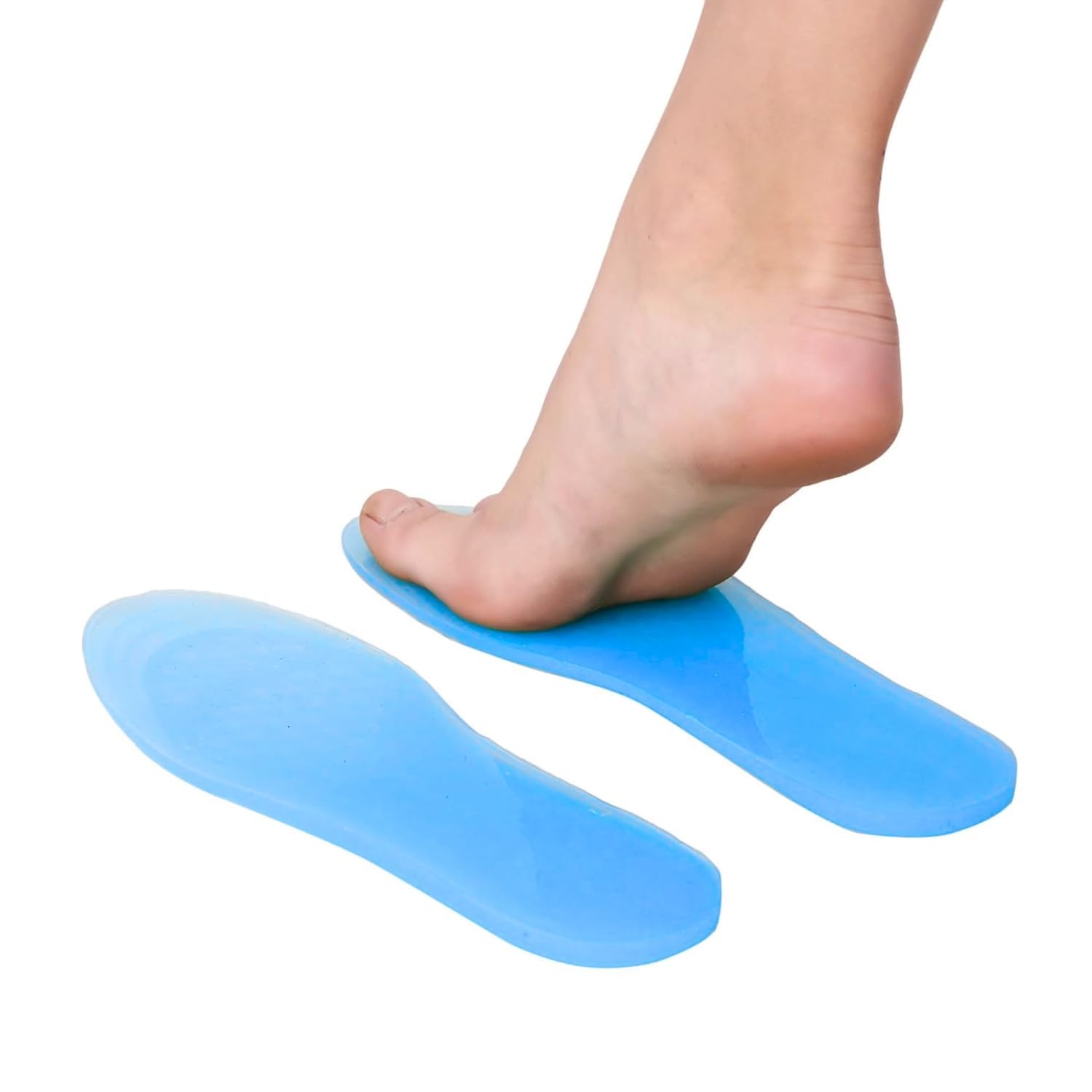 Solette in silicone per tallone, supporto ortopedico per alleviare il dolore (misura grande)