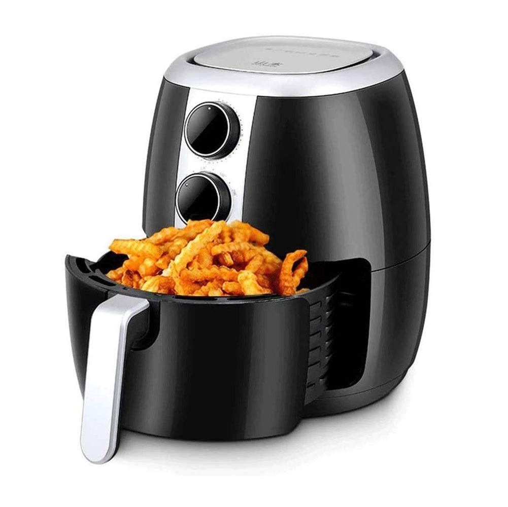 Air Fryer with Rapid Air Circulation System,30 Minute Timer and Adjustable Temperature Control for Healthy Oil Free or Low Fat Cooking, 1400W,3.5L vision lofty ambition Full moon