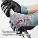 DEX FIT Premium Nitrile Work Gloves FN330, 3D Comfort Bare-Hand Fit, Firm Grip, Touchscreen, Thin & Lightweight, Breathable Foam Nitrile, Machine Washable; Grey XL (10)