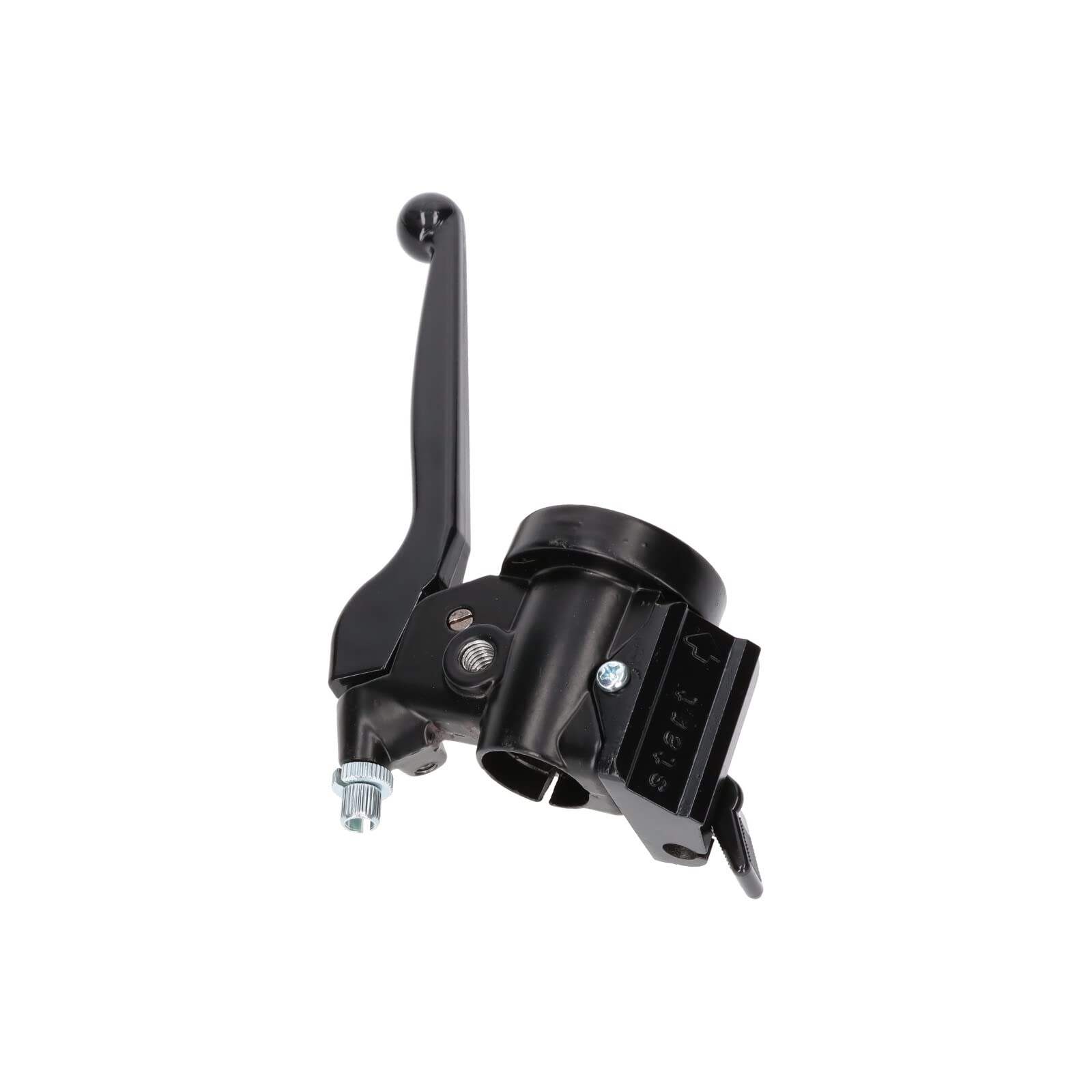 UK-Motors Bremshebel Armatur rechts für Simson S50 S51 S53 S60 S80 SR50 SR70 SR80 KR51 (Schwarz, Aluminium, 100%, Durchmesser 22 mm)