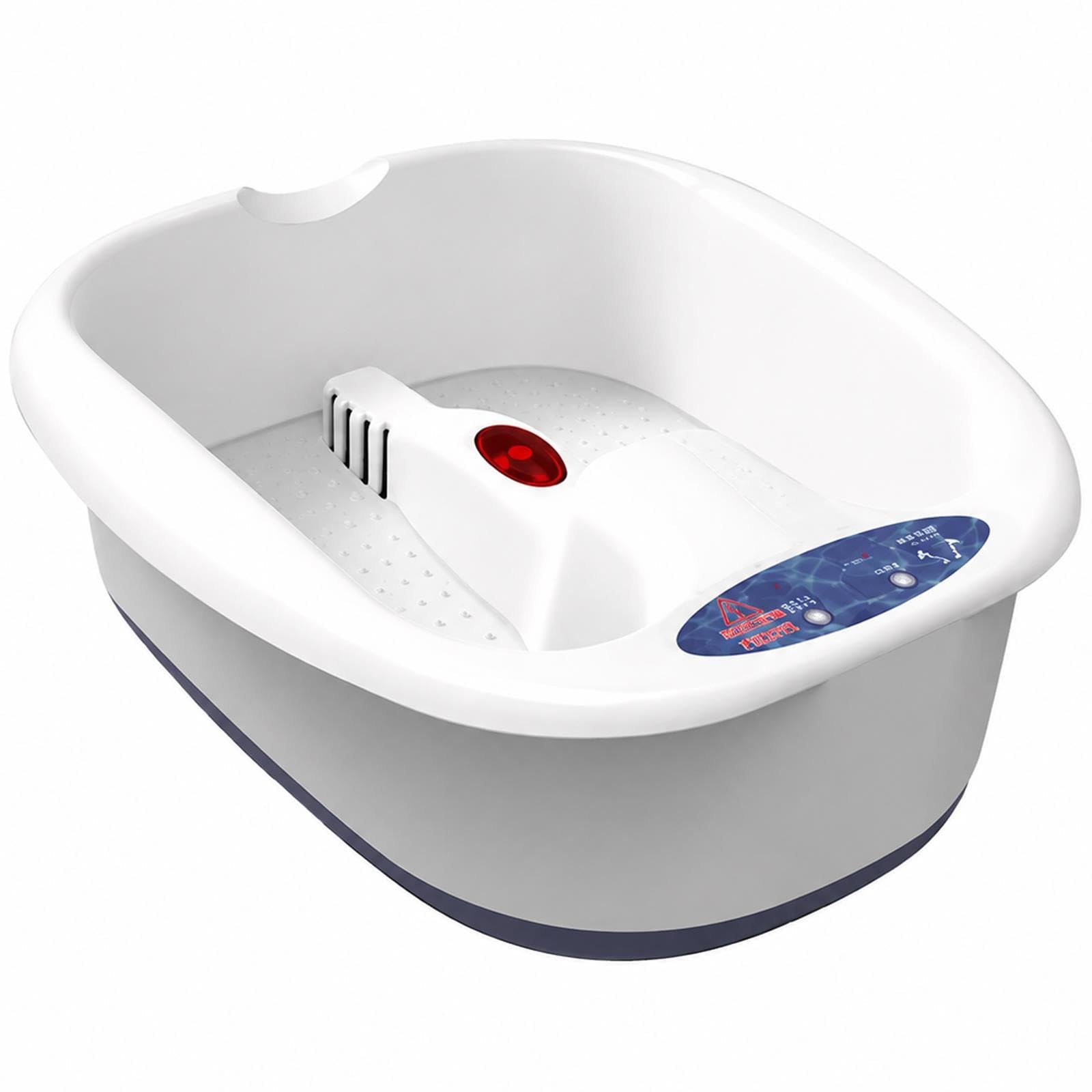 Pediluvio Riscaldato, Controllo della Temperatura Regolabile | Funzione Massaggio Bubble Jet,Design Inferiore Antiscivolo,Design Taglio Basso 6,5 ​​pollici(15.6x14.8x6.5in)