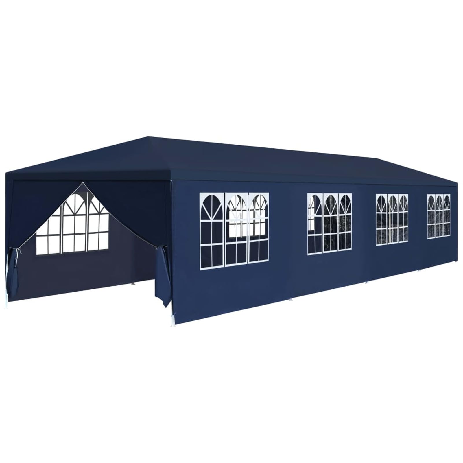 LAPOOH Gazebo da Giardino 3x12 m Blu,Protezione UV,Gazebo,Gazebo da Giardino,Gazebo Esterno Resistente(SPU:91430)