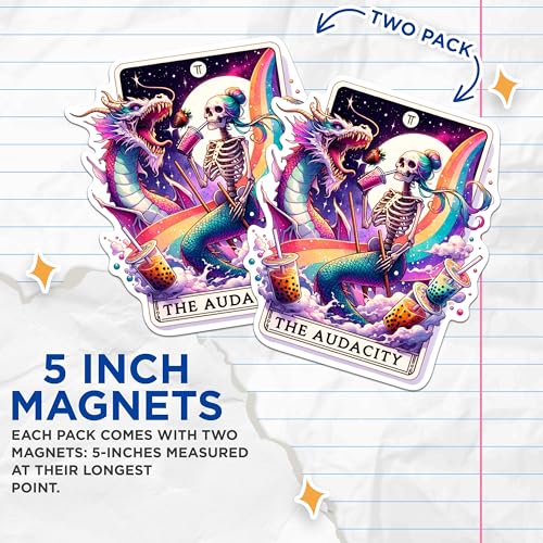 (2 Pack) Imanes Tarot Audaz de 5 pulgadas miniatura 3