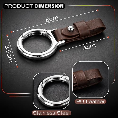 Image of Storite Round Hook Keychain | Quick Links Safety Chain | Rigging Accessories Tool | Key Ring Hook | Keychain for Men & Women