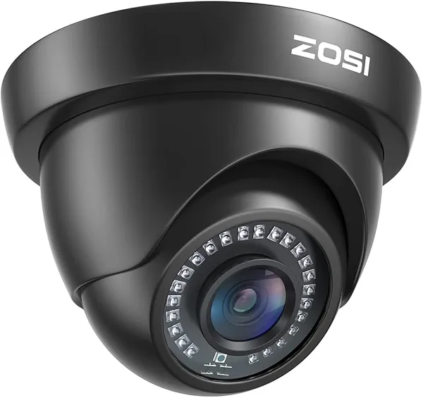 ZOSI 1080P HD Security Camera Indoor Outdoor,1920TVL 2.0MP 4-in-1 HD TVI/CVI/AHD/CVBS CCTV Camera,Weatherproof,80ft IR Night Vision,for 960H,720P,1080P,5MP,4K Analog Home Surveillance DVR Sy