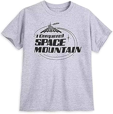 Amazon | ディズニー スペースマウンテン Tシャツ グレー 【US 