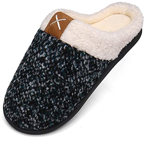 6 Mejores zapatillas para estar en casa para hombres. 5 Mishansha Hombre Zapatillas Casa Invierno de Espuma Viscoelástica...