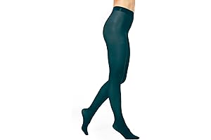 Women's Opaque Sheer to Waist Opaque Tights - Teal Temptation