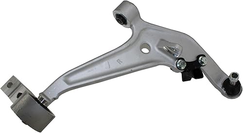 Brazo de control de suspensión de aluminio forjado inferior derecho derecho derecho del pasajero delantero y conjunto de rótula para Nissan X-Trail