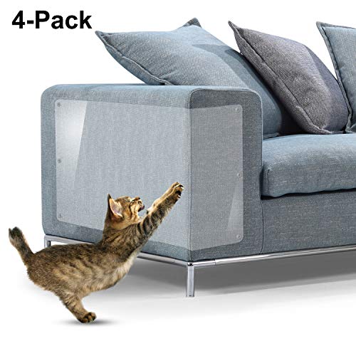 IN HAND Furniture Scratch Guards, X-Large Premium Flexible Vinyl Cat Couch Protector Guards