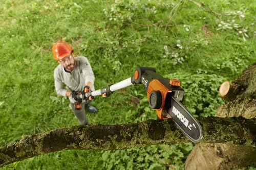 Tête d'élagueuse sur perche WORX WA0307 guide 20 cm 3 angles de coupe pour taille haies sur perche Worx WG252E - vue 4