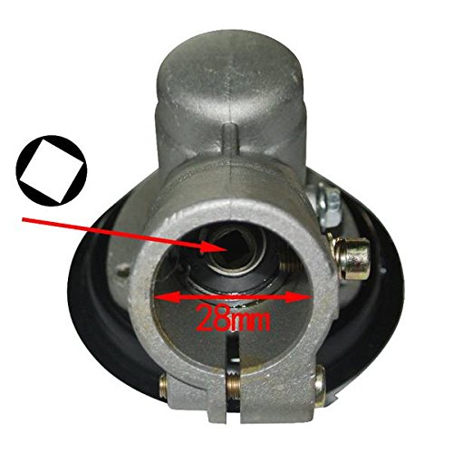 28MM Cabezal del Reductor DE Caja DE Cambios para Varios CORTAC?SPEDES Y DESBROZADORAS DESBROZADORA M10X1.25LH