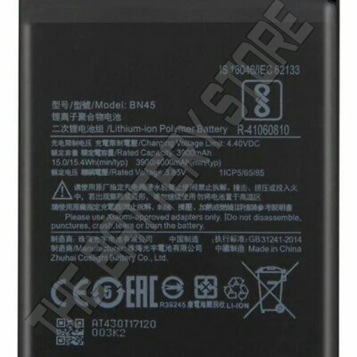Image of Original BN45 Battery for Xiaomi Redmi Note 5 Pro Battery with 1 Year Warranty****(for MI BN45)