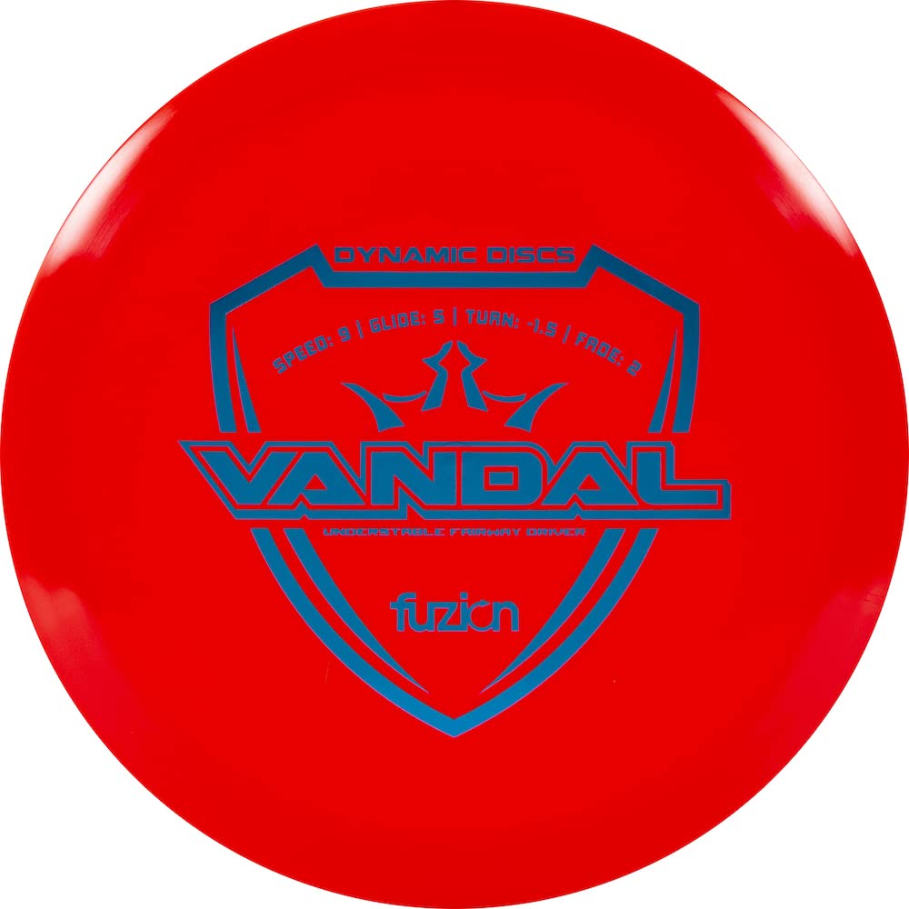 Dynamic Discs Fuzion Vandal Fairway Driver Golf Disc [Colors Will Vary] - 170-172g