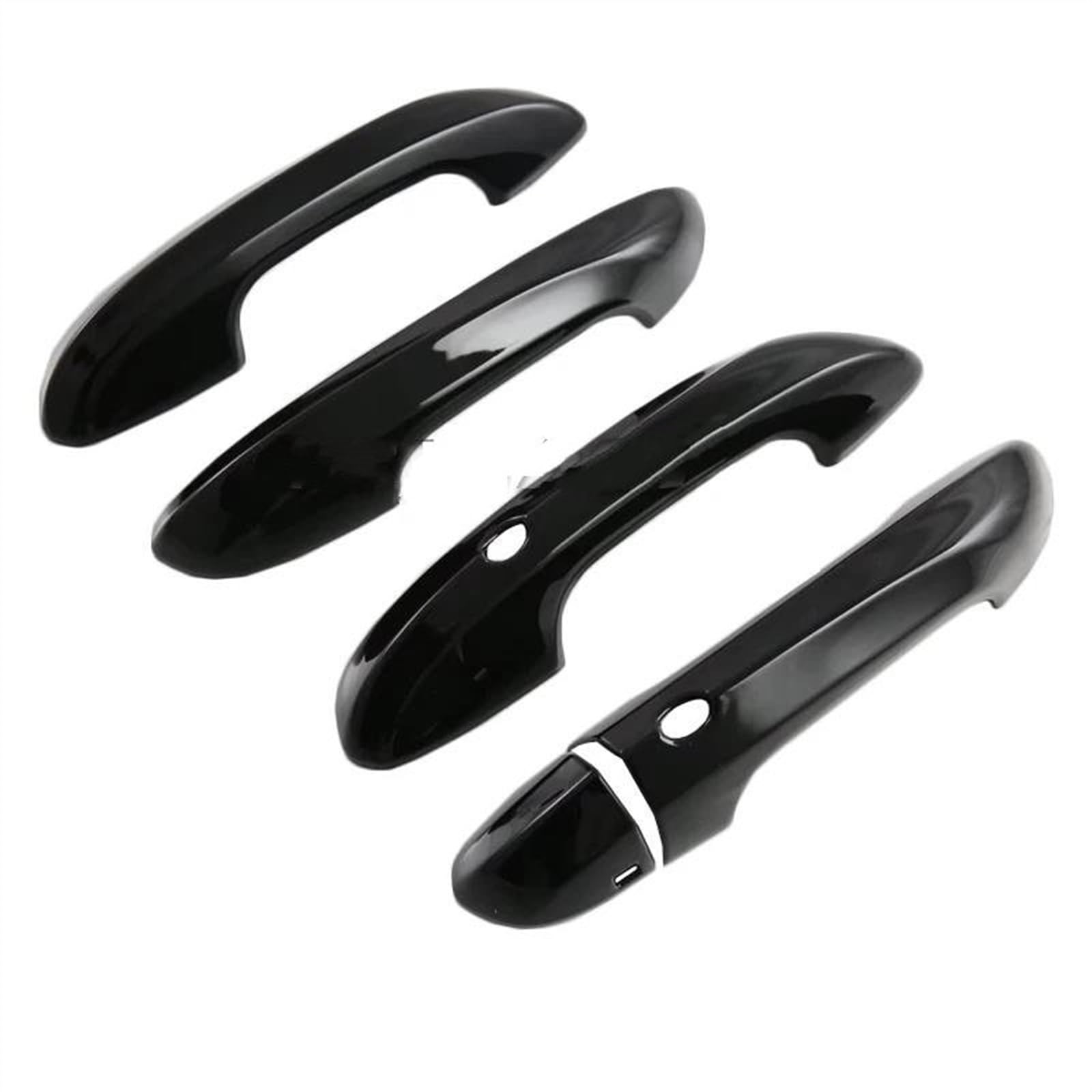 Csspdm Black Car Styling For Mg 4 Mg4 Ev For Mulan 2022 2023 Outer Door Bowl Handle Stickers Protection Covers Trim(Black)