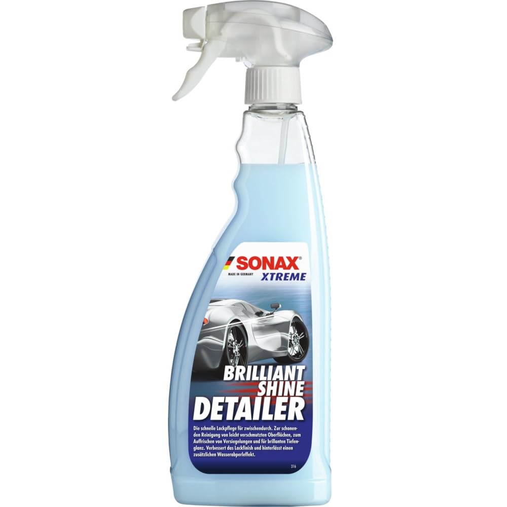 SONAX XTREME BrilliantShine Detailer (750 ml) schnelle, schonende und gründliche Lackpflege für zwischendurch | Art-Nr. 02874000