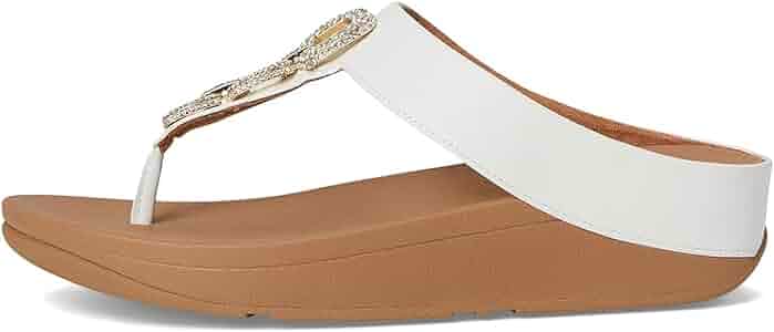 靴 fitflop LOTTIE CORSAGE TOE-THONGS FitFlop LOTTIE CORSAGE SUEDE TOE-THONGS 麂皮花朵夾腳涼鞋-女