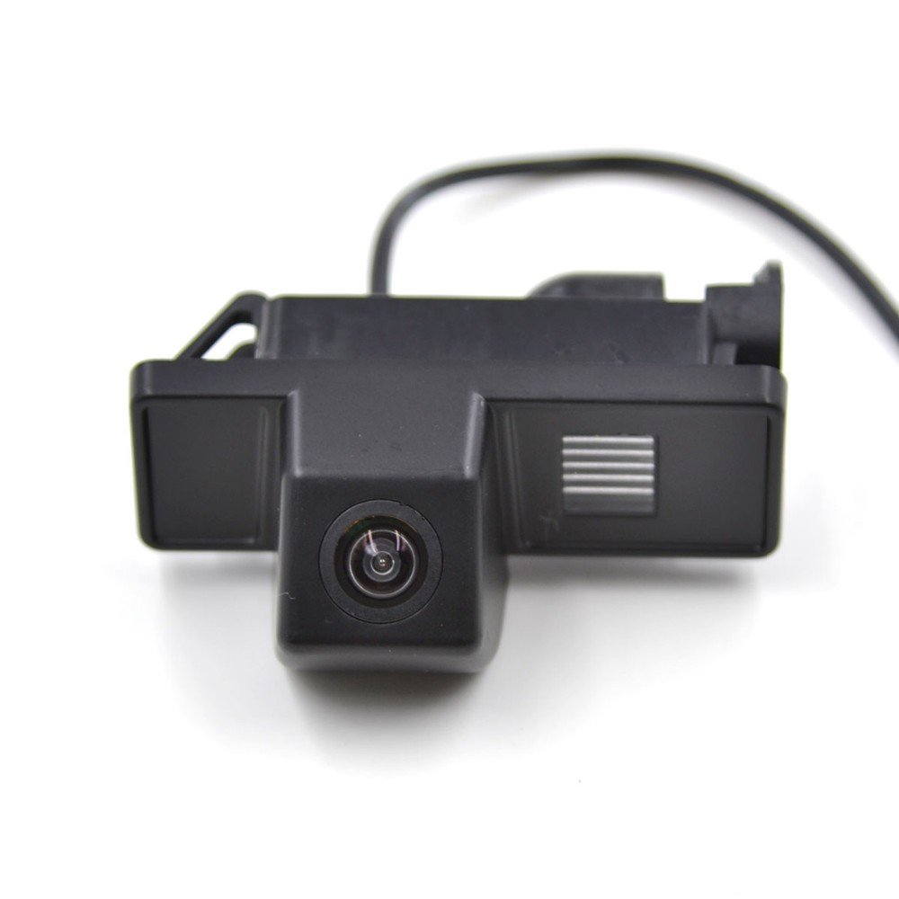 Colore Telecamera Di Retrovisione Con Linee Di Griglia Come Luce Targa Sensore Di Parcheggio Nero Replacement For Mercedes Benz Vito Viano Navara C4 C5 Peugeot 307 Et 308CC 1007 Cross C-Quatre-image