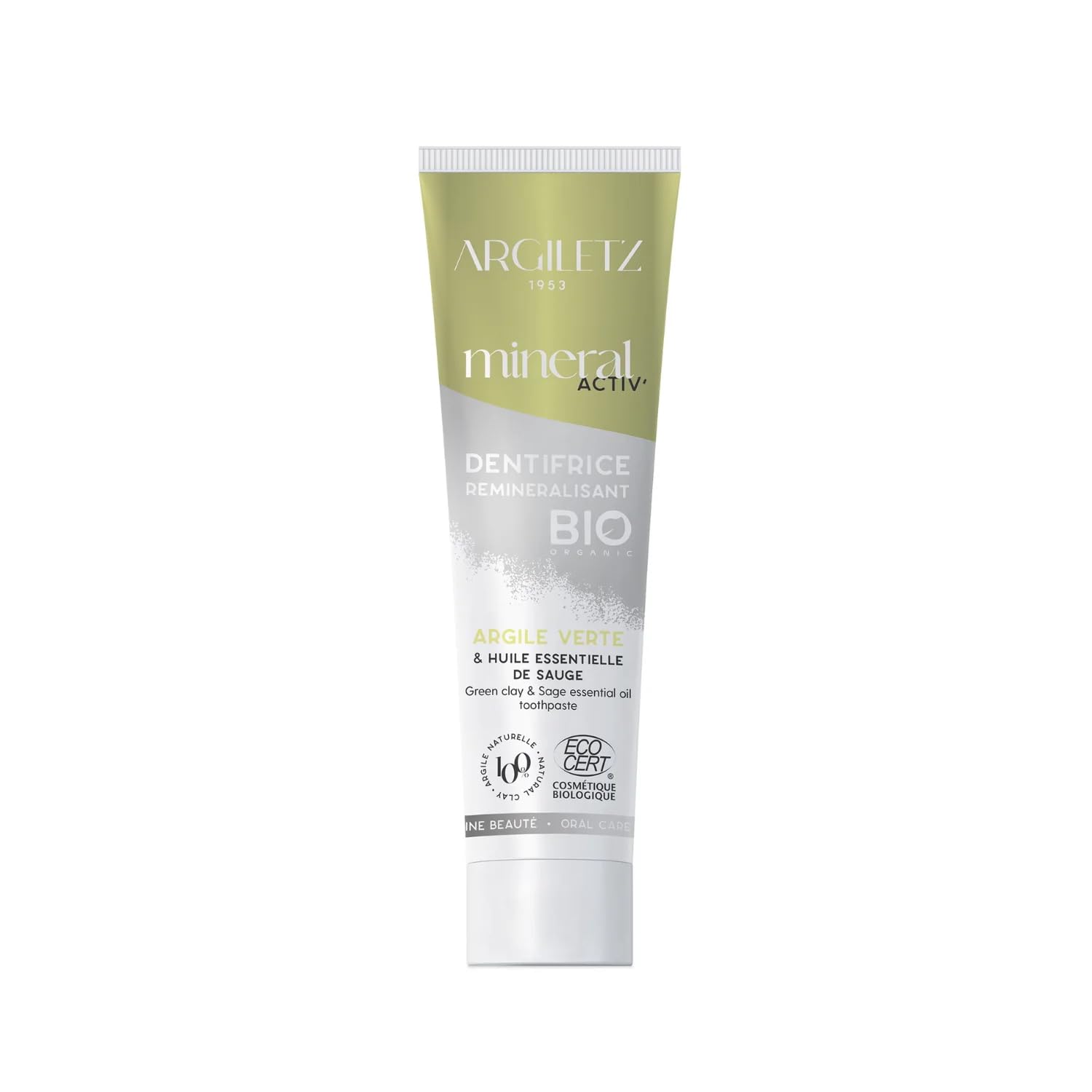 Argiletz Sage Organic Toothpaste 75 ml - Set of 4