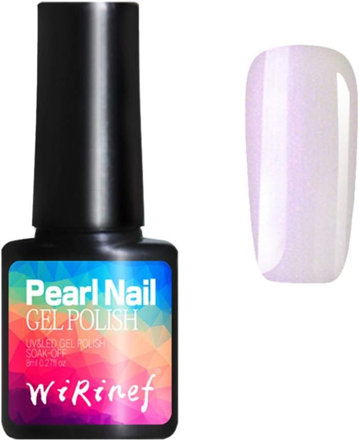 Youdong Poly Gel Nail Polish Pearl Mermaid 8 colors Lasting Finger Temperature Change Camouflage UV Lamp Extension Multicolored shell nail polish glue