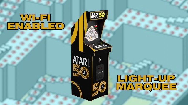 Arcade1Up Atari 50th Anniversary Deluxe Arcade Machine for Home