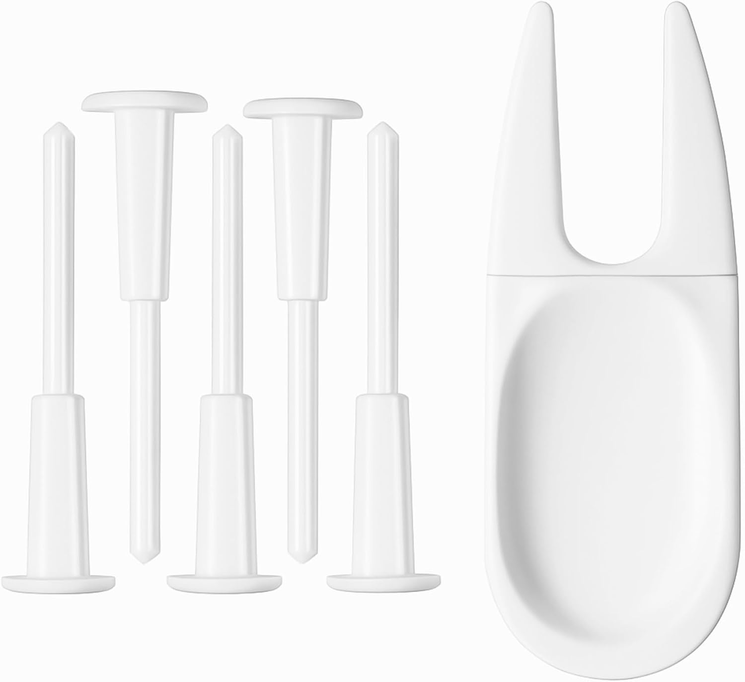 6 Pcs Exercise Ball Plug Replacement Kit Yoga Ball Fitness Exercise Ball Air Stopper Plug Pin Adapter Kit for Exercise Ball Fitness Inflatable Bed Pool