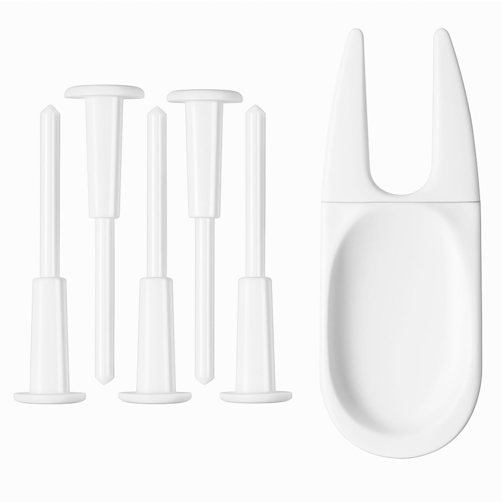BOHUIZ 6 Pcs Universal Yoga Ball Replacement Plugs with Remover Tool