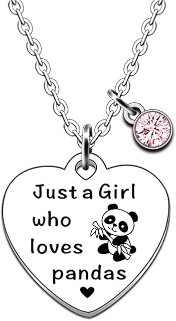 JMIMO Panda Necklace Panda Gifts for Girls